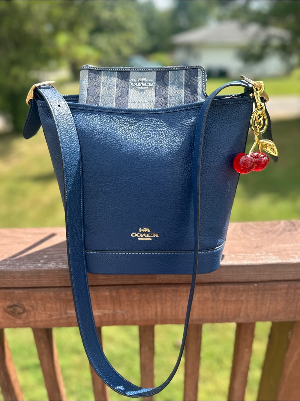 Coach Jude Duffel Blue